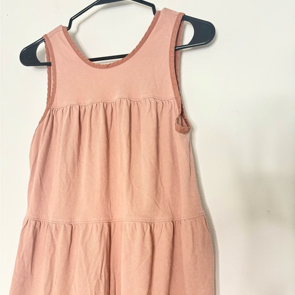 EVERLANE MUTED ROSE TIERED MAXI DRESS SZ MEDIUM - Picture 3 of 9